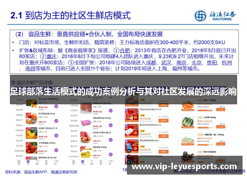 足球部落生活模式的成功案例分析与其对社区发展的深远影响