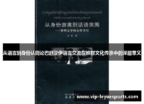 从语言到身份认同论巴舒亚伊语言交流在族群文化传承中的深层意义
