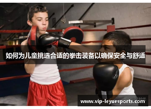如何为儿童挑选合适的拳击装备以确保安全与舒适